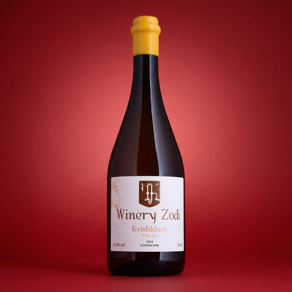 60 days contact with 5-10% of the skins - Winery Zodi Khvishkhuri